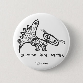 Snod Rat: Devilish Bite Nipper 2 Inch Round Button