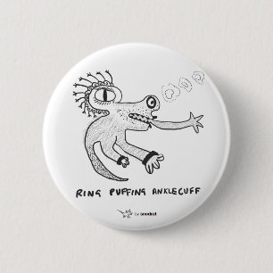 Snod Rat: Ring Puffing Ankle Cuff 2 Inch Round Button