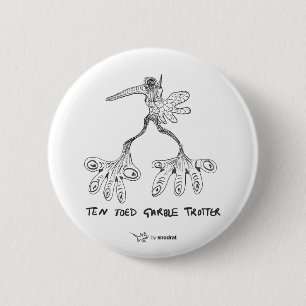 Snod Rat: Ten Toed Garble Trotter 2 Inch Round Button