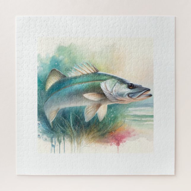 Snook 100924AREF118 - Watercolor Jigsaw Puzzle (Vertical)