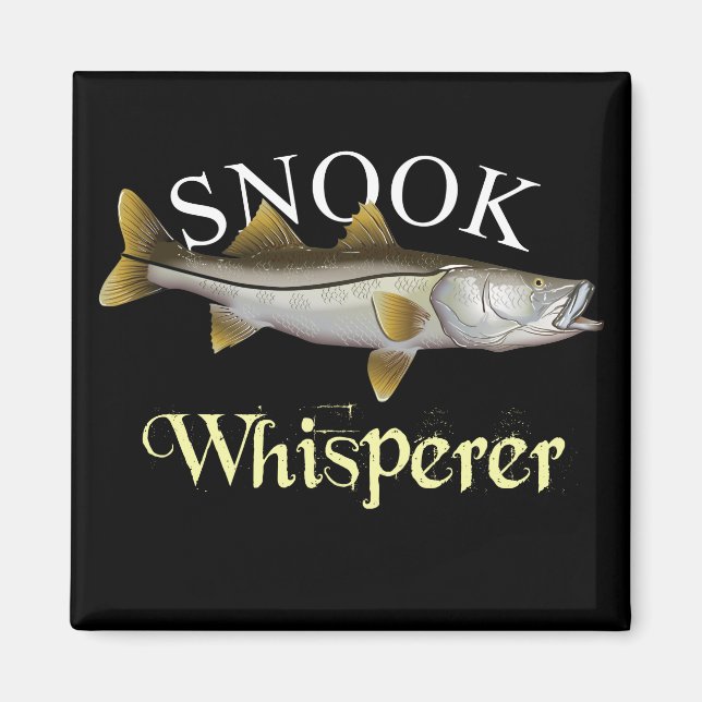Snook Whisperer Dark Magnet (Front)