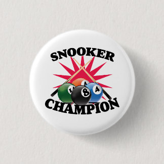 Snooker Champion 1 Inch Round Button