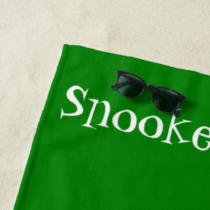 Snooker Design Beach Towel