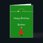 Snooker Design Personalised Brother Birthday Card<br><div class="desc">Greeting card snooker design brother birthday card. Customise this birthday card with any text then have it printed and sent to you or instantly download it to your mobile device. Should you require any help with customising then contact us through the link on this page. Snooker design personalised brother birthday...</div>
