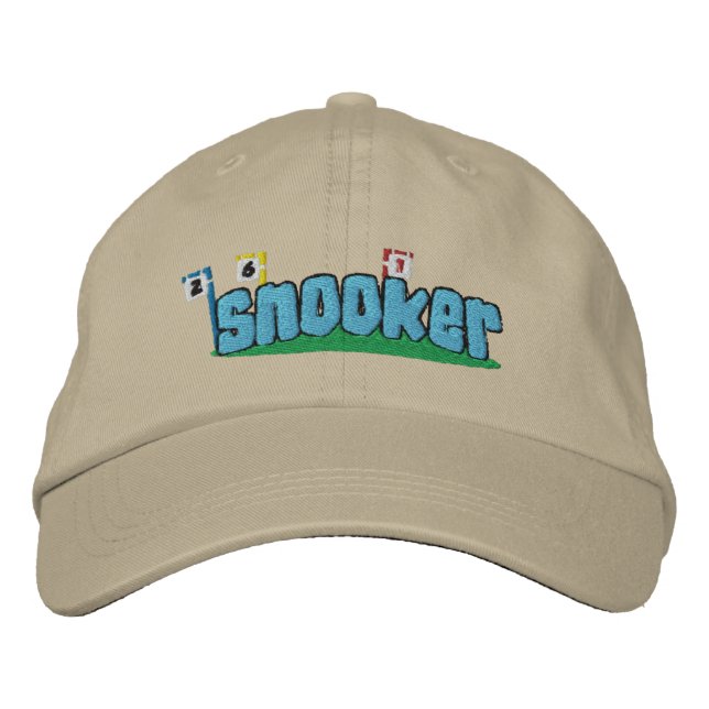 Snooker Embroidered Hat (Front)