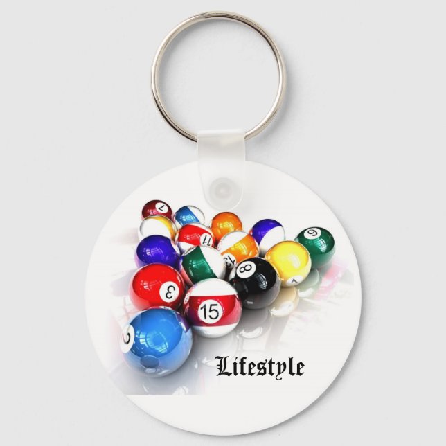 Snooker - Lifestyle Keychain (Front)