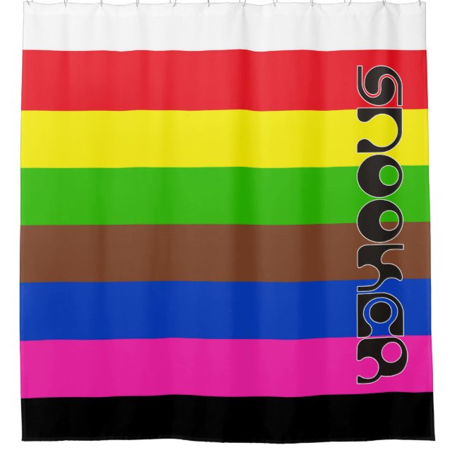 SNOOKER modern font & coloured stripes + your idea (Front)