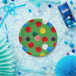 Snooker Player Birthday Party Paper Plate