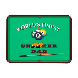 Snooker pool billiards table best dad ever magnet