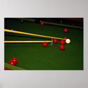 Snooker shot poster