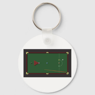 Snooker Table Keychain