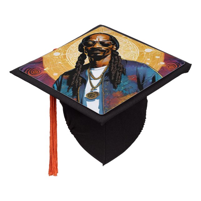 Snoop Dogg: Flower Power Graduation Cap Topper (Angled)
