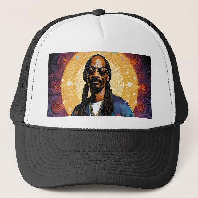 Snoop Dogg: Flower Power Trucker Hat (Front)