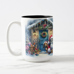  Snoop on the stoop  Two-Tone Coffee Mug