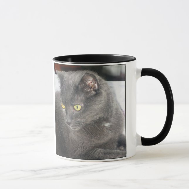 Snoops Cat in Deep Thought Mug (Right)