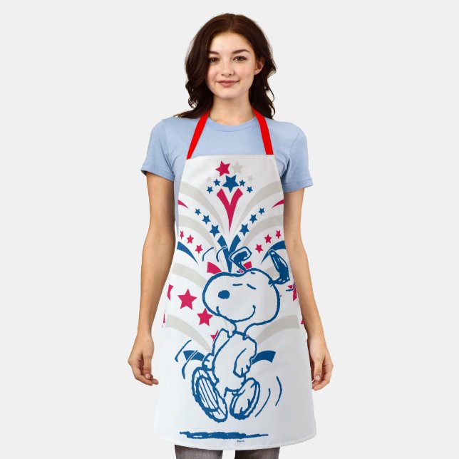 Snoopy 4th of July Dance Apron (Worn)