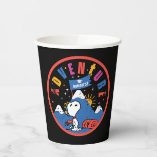 Snoopy Adventure Awaits Graduation Mountain Design Paper Cups