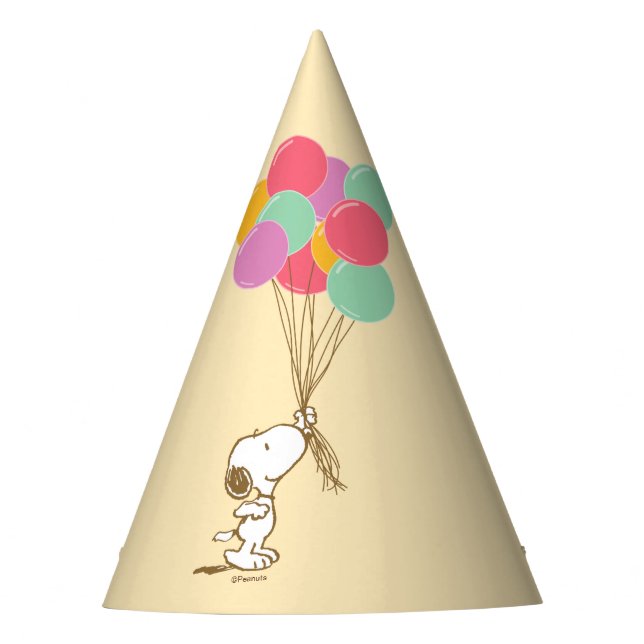 Snoopy and Balloons Party Hat (Front)