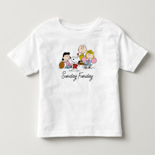 Snoopy and the Gang Play Football Toddler T-shirt