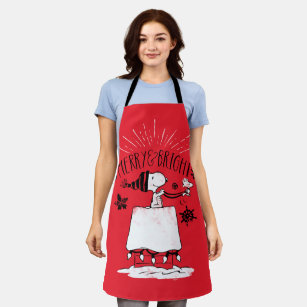 Snoopy and Woodstock - Merry & Bright Apron