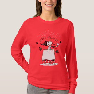 Snoopy and Woodstock - Merry & Bright T-Shirt