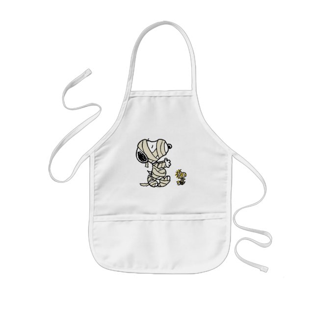 Snoopy and Woodstock Mummies Kids Apron (Front)