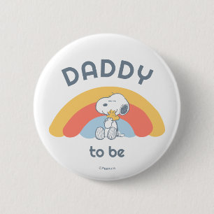 Snoopy Baby Shower Father To Be 2 Inch Round Button
