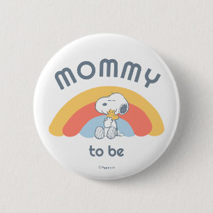 Snoopy Baby Shower Mother To Be 2 Inch Round Button
