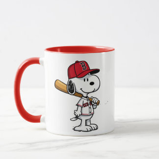 Snoopy Baseball Boston Mug