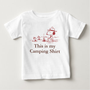 Snoopy   Beagle Scout - All Good in the Woods Baby T-Shirt
