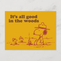 Snoopy | Beagle Scout - All Good in the Woods