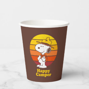 Snoopy   Beagle Scout - Happy Camper Paper Cups