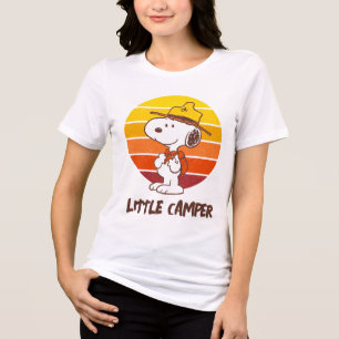 Snoopy Beagle Scout - Happy Camper Tri-Blend Shirt