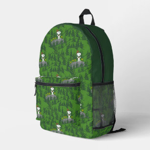 Snoopy Beagle Scout Hiking Pattern Printed Backpack
