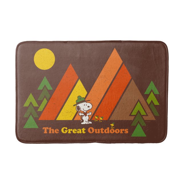 Snoopy | Beagle Scout - The Great Outdoors Bath Mat (Front)