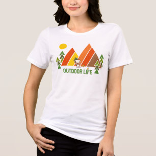 Snoopy   Beagle Scout - The Great Outdoors Tri-Blend Shirt