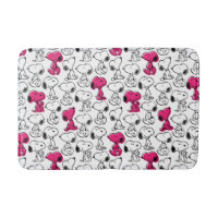 Snoopy Black & Magenta Pattern