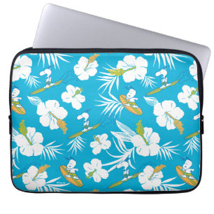 Snoopy Brooklyn Beach Pattern Laptop Sleeve