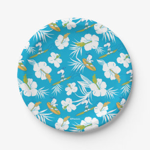 Snoopy Brooklyn Beach Pattern Paper Plate