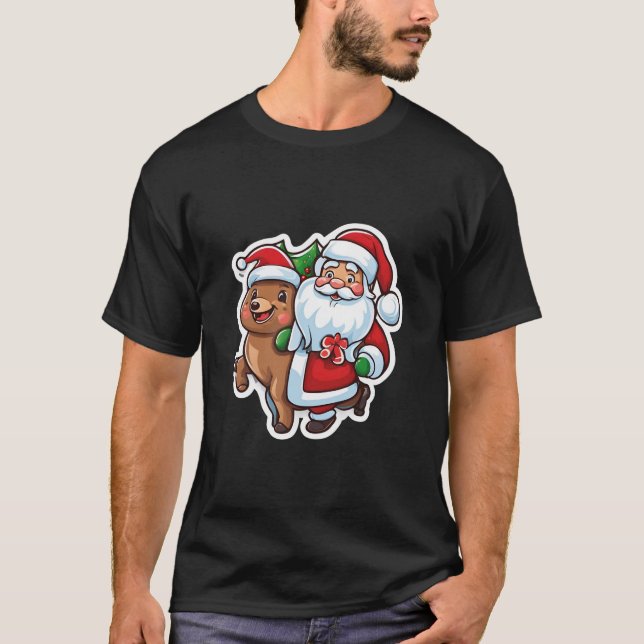 Snoopy Christmas T-Shirt | Festive Peanuts Apparel (Front)