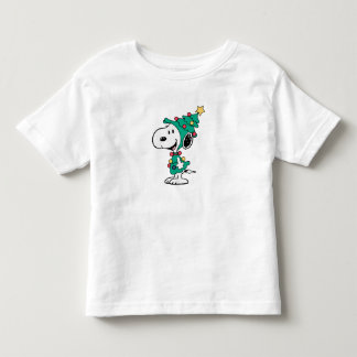 snoopy christmas trees toddler t-shirt