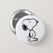 Snoopy Classic Comics Pattern 2 Inch Round Button (Front & Back)