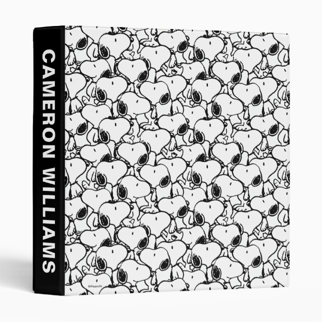 Snoopy Classic Comics Pattern Binder (Front/Spine)