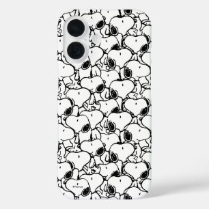 Snoopy Classic Comics Pattern iPhone 16 Case