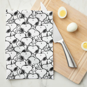 Snoopy Classic Comics Pattern Kitchen Towel