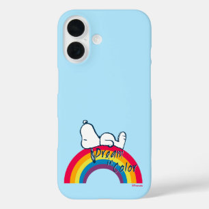 Snoopy   Dream in Colour Rainbow iPhone 16 Case