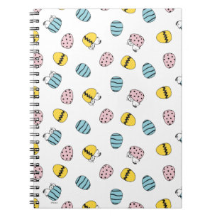 Snoopy Easter Egg Pattern Notebook
