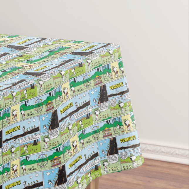 Snoopy & Friends | Go Camping Tablecloth (In Situ)