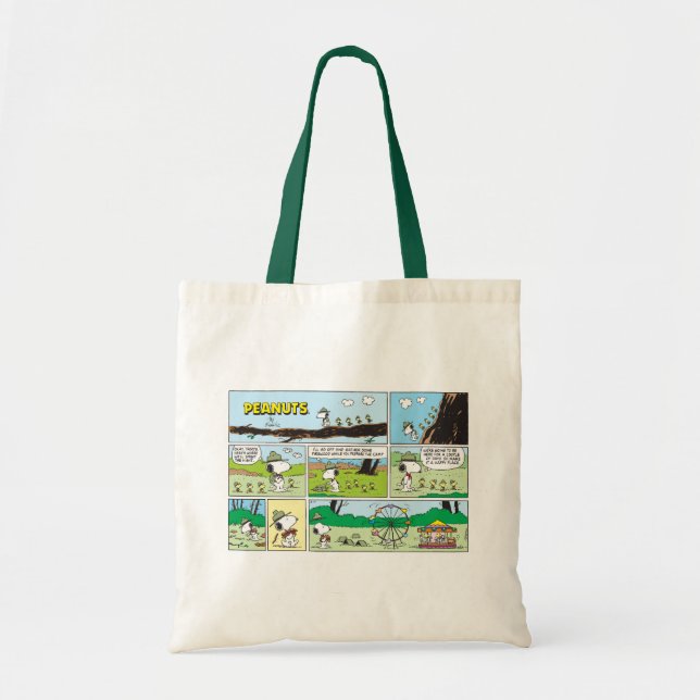 Snoopy & Friends | Go Camping Tote Bag (Front)