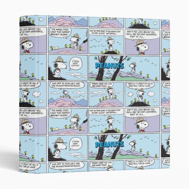 Snoopy & Friends | Go Hiking Binder (Front/Spine)